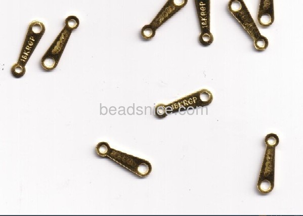 Brass Extender Chain Drop 10X3mm
