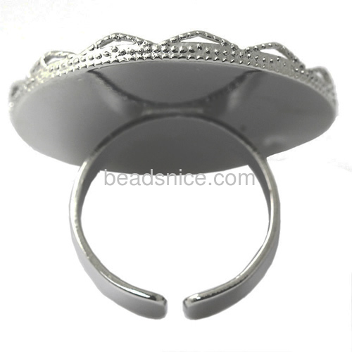 Jewelry fashion jewelry  brass ring blanks  round