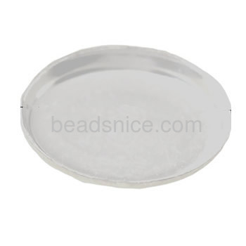 925 Sterling Silver Round Bezel Cup Cabochon Mountings Wholesales