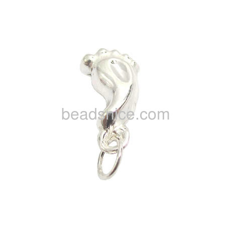 Footprint charms pendant for novety gift