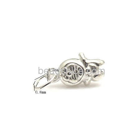 Doraemon charms pendant made with 925 silver best for cute bracelet