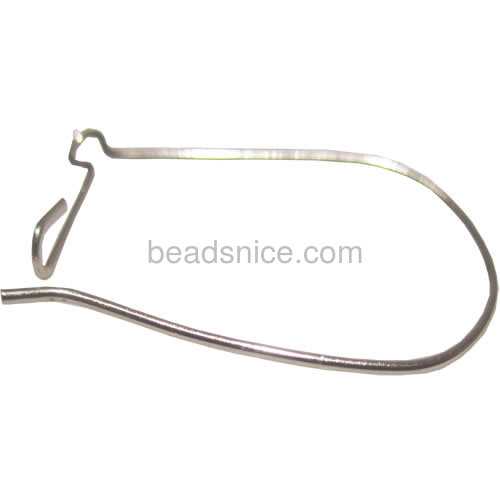 Basic Sterling Silver 925 Kidney Earring Ear Wire Findings