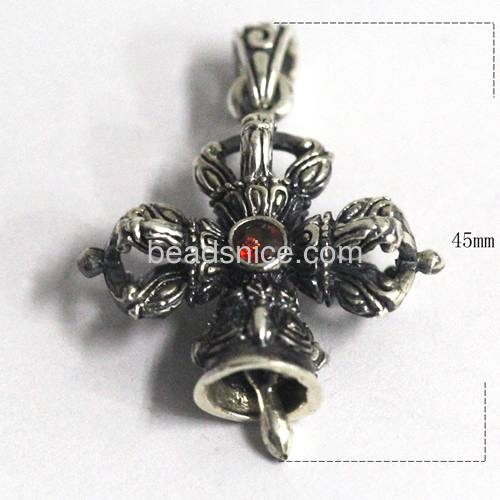Cross pendants 925 sterling silver with zircon stone
