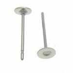 Stainless steel earring studs