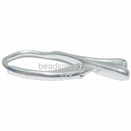 Sterling Silver interchangeable leverback earring wire lever back