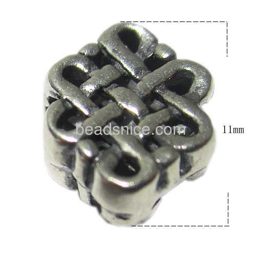 925 Thai sterling silver Chinese knot beads
