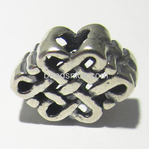 925 Thai sterling silver Chinese knot beads
