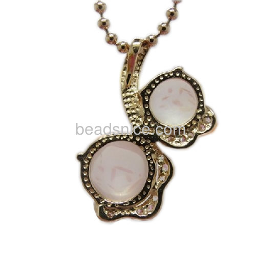 925 sterling silver pendant of rose gold plated