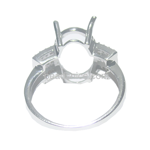 Ring mountings zircon silver in accessories jewelry