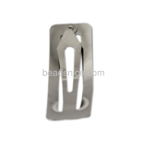 Iron Hair Barrette,62X14mm,Nickel-Free,Lead-Safe,
