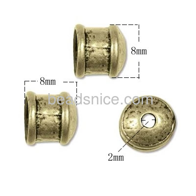 Brass Caps for Leather or Cord