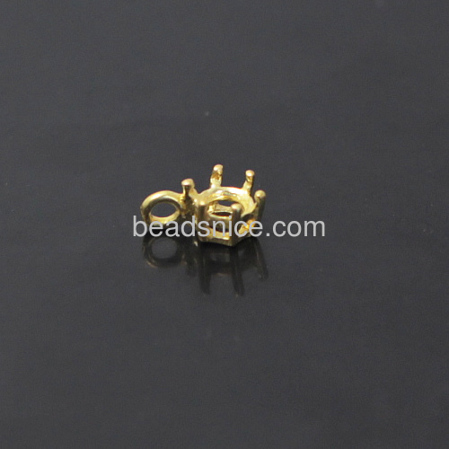 Pendant setting Jewelry pendant findings Brass