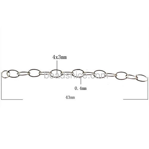 Solid sterling 925 silver adjustable chain closure extender