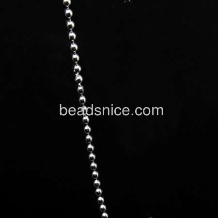 Stainless Steel Ball Chain accessiories,1.2mm,