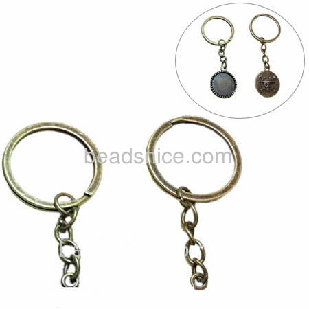 Key rings iron key rings split ring for men and women wholesale rings jewelry accessory DIY more size for you choice