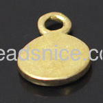 Brass stamping blanks pendant