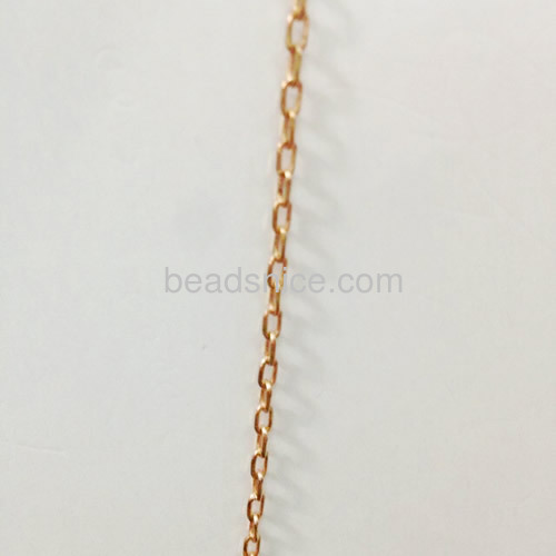 Chain Brass Chain jewelry chain Nicmkel-Free Lead-Safe 3.5x0.2x1.5mm