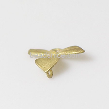 Pendant brass flower shaped 11X9mm