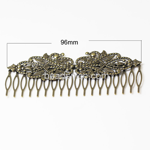 Brass  Hairpins,56X96X2mm,nickel free,lead safe,
