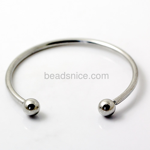 Bracelet blanks brass nickel-free lead-safe flat round 55mm