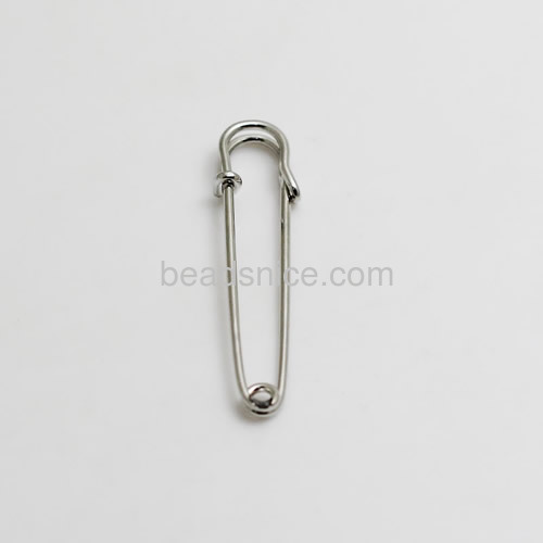 Brooch pin safety pins DIY wholesale fashionable jewelry making supplies brass more colors for you choice