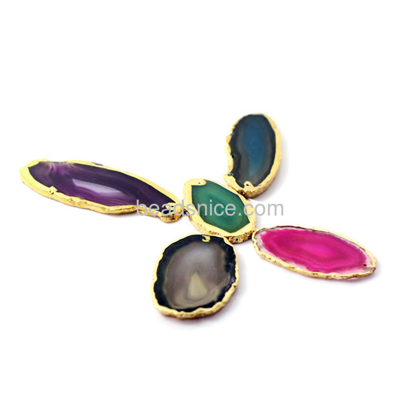 Natural Agate druzy geode pendant latest products in market