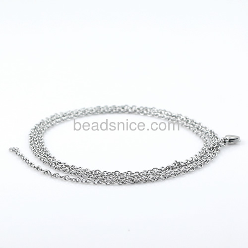 Stainless Steel Assembled chains includes the clasp
