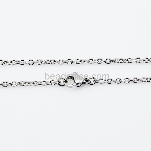 Stainless Steel Assembled chains includes the clasp