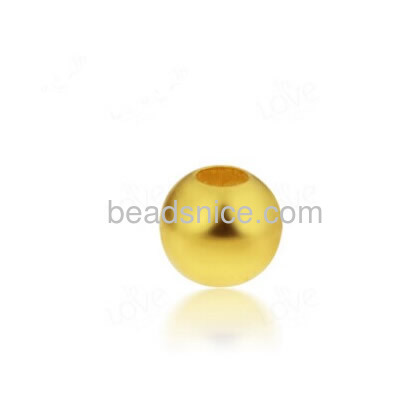 Belo Qi 999 millipede transfer gold beads round beads complete specifications can be customized bracelet ring 3mm4 mm