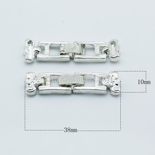 Clasp Jewelry Clasps Zinc Alloy Nickel Free Lead Free chips