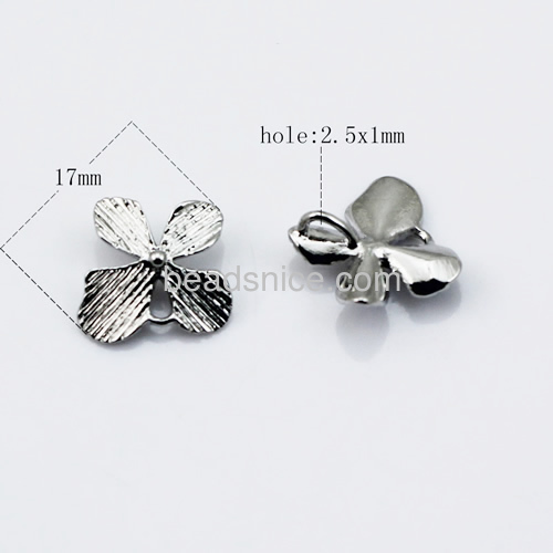Quatrefoil Pendant Charm Jewelry Pendants Brass lead-safe nickel-free leaf