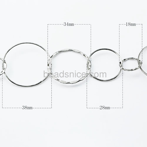 South Korea chain Jewelry Chains brass  nickel-free lead-safe
