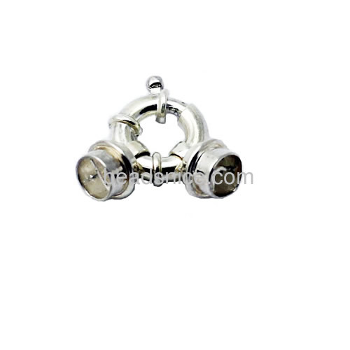 Spring Rings Clasps Jewelry Clasps Sterling Silver Donut