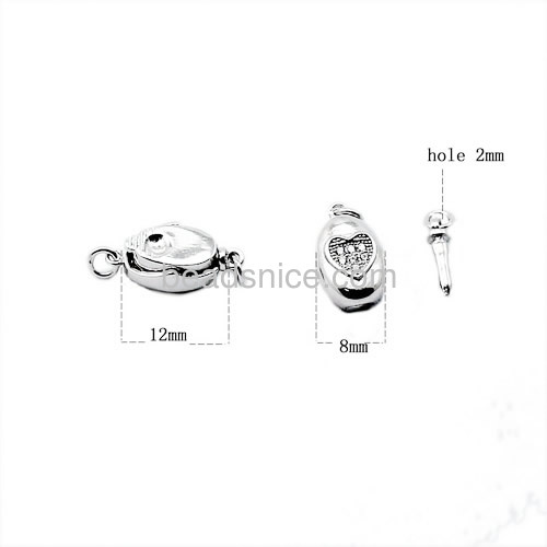 Box Clasps Jewelry Clasps 925 sterling silver