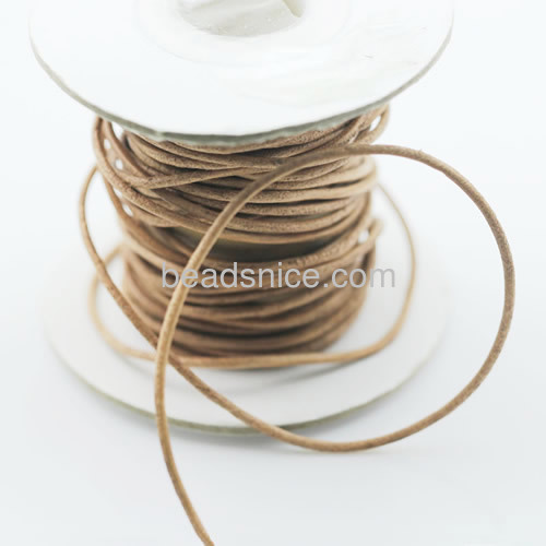 Real eather thread Jewelry Threads Leather straight