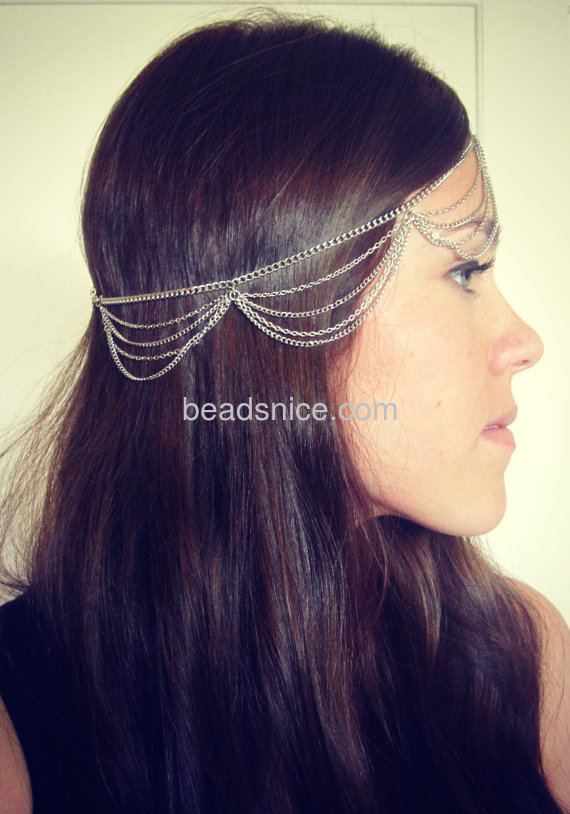 Head chain personalized aesthetic multilayer tassel chain headdress