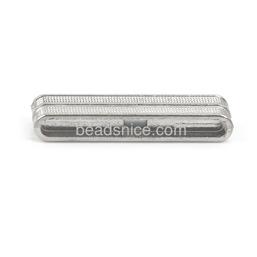 Magnetic clasps for bracelet zinc alloy rectangle lead-safe nickel-free