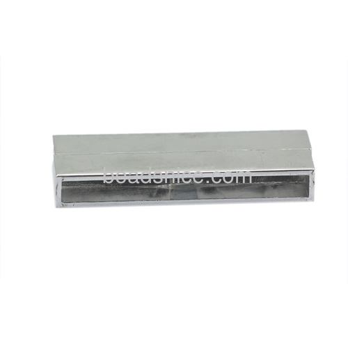 Bracelet clasps wholesale zinc alloy Hand rack plating rectangle