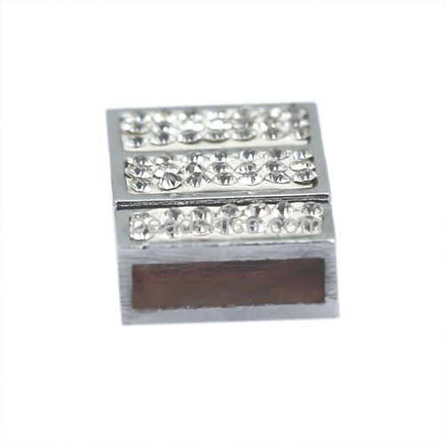 Flat leather clasp nice for ipanemas bracelet design rectangle hand rack plating more color for choose