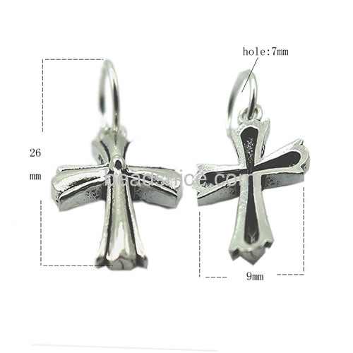 Cross pendant 925 sterling silver pendants charms for women wholesale fashion jewelry accessories diy beautiful Christmas gifts