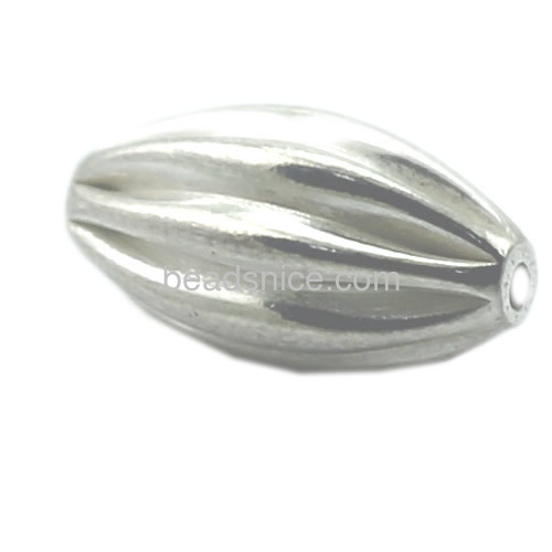 925 sterling silver faceted beads oval for jewelry making diy accessories
