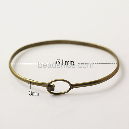 Brass Bracelet Base