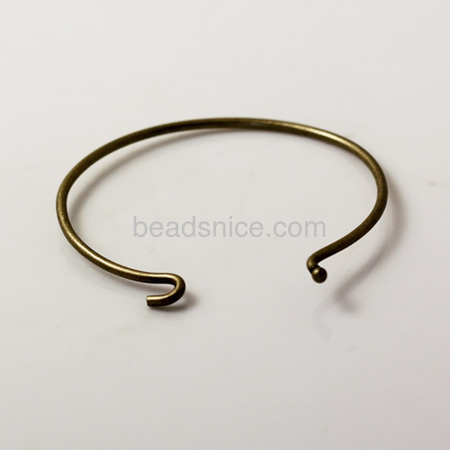 Fashion vintage bracelets  brass  round