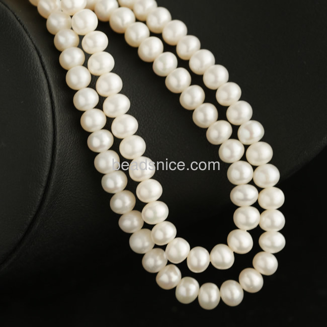 Freshwater long pearl statement necklace clip earrings jewelry sets wholesale 925 silver women necklace gift