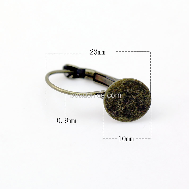 Leverback Earring with Pad