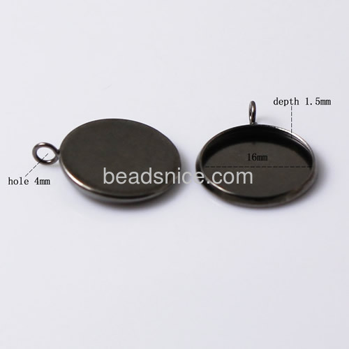 Jewelry pendant bail,brass,nickel free,lead safe,Hand rack plating,