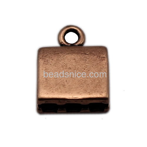 Metal Hook Loop Leather Clasps End Cap Clasp For 2mm Leather Cord