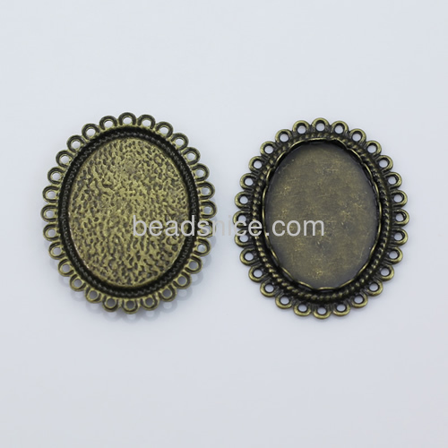 Bezel cup, brass, round, rack plating, lead-safe, nickel-free, 0val