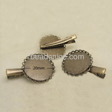 Brass Hairpins, Nickel-Free, Lead-Safe,