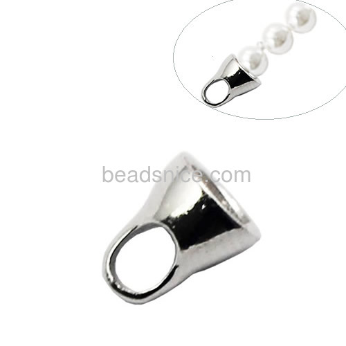 End cap 925 sterling silver end cap clasp  for necklace bracelet making